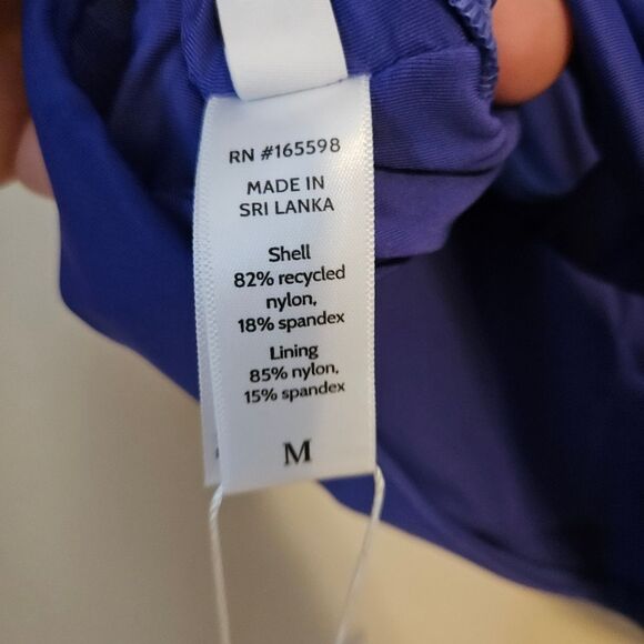 Andie Bathing Suit The Caledonia Top Bikini Lapis Criss Cross Back Neutral Solid - Picture 11 of 12